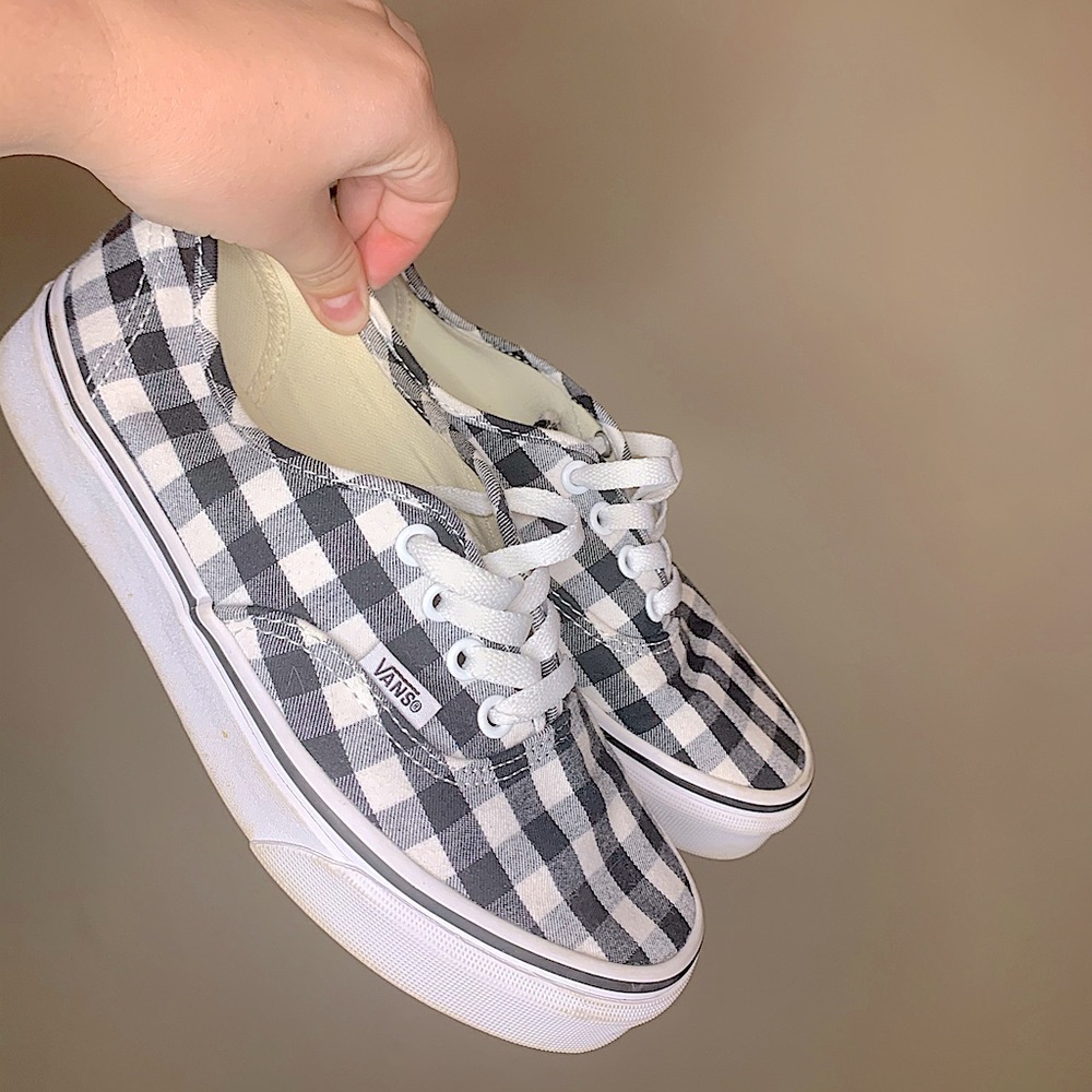 Gingham Vans